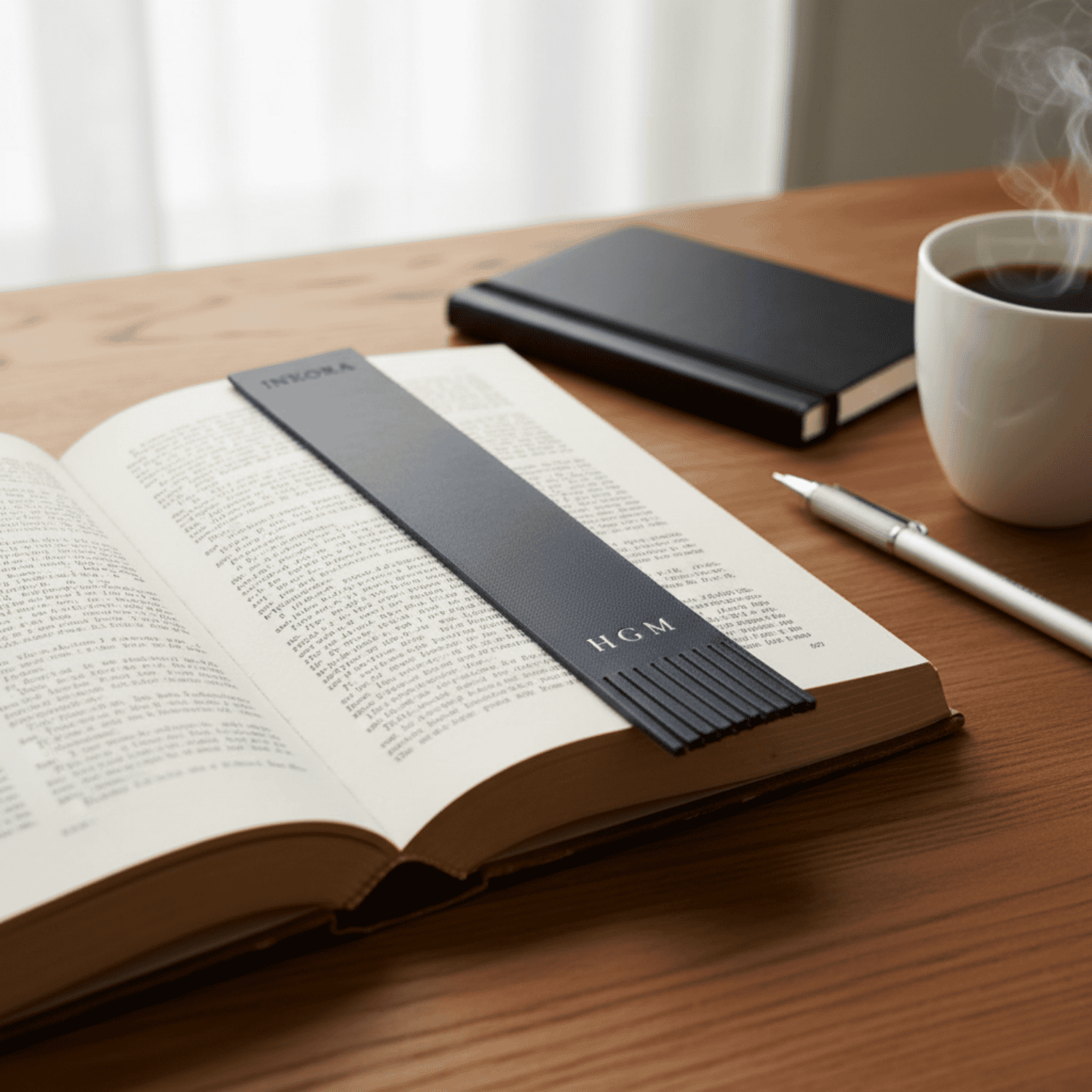 Leather Bookmark for Books – Minimalist INKORA Page Marker (Multi-Color)