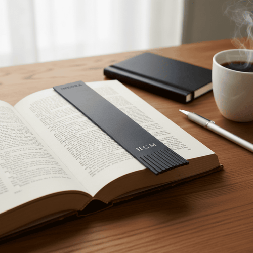 Leather Bookmark for Books – Minimalist INKORA Page Marker (Multi-Color)
