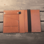 Leather Planner Organizer with Phone Pocket & Card Holder – All-in-One EDC Notebook Cover