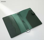 Leather Planner Organizer with Card Slots – Refillable Portfolio Journal Cover