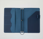 Leather Planner Organizer with Card Slots – Refillable Portfolio Journal Cover