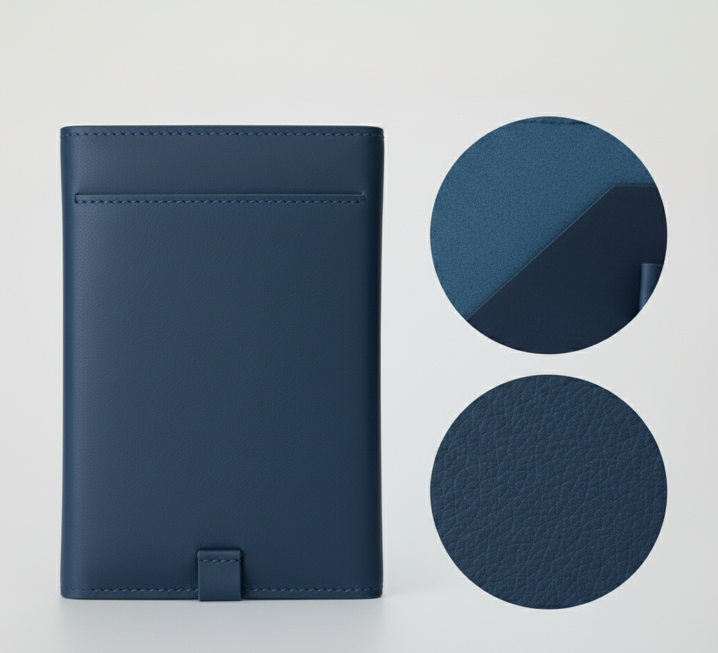 Leather Planner Organizer with Card Slots – Refillable Portfolio Journal Cover