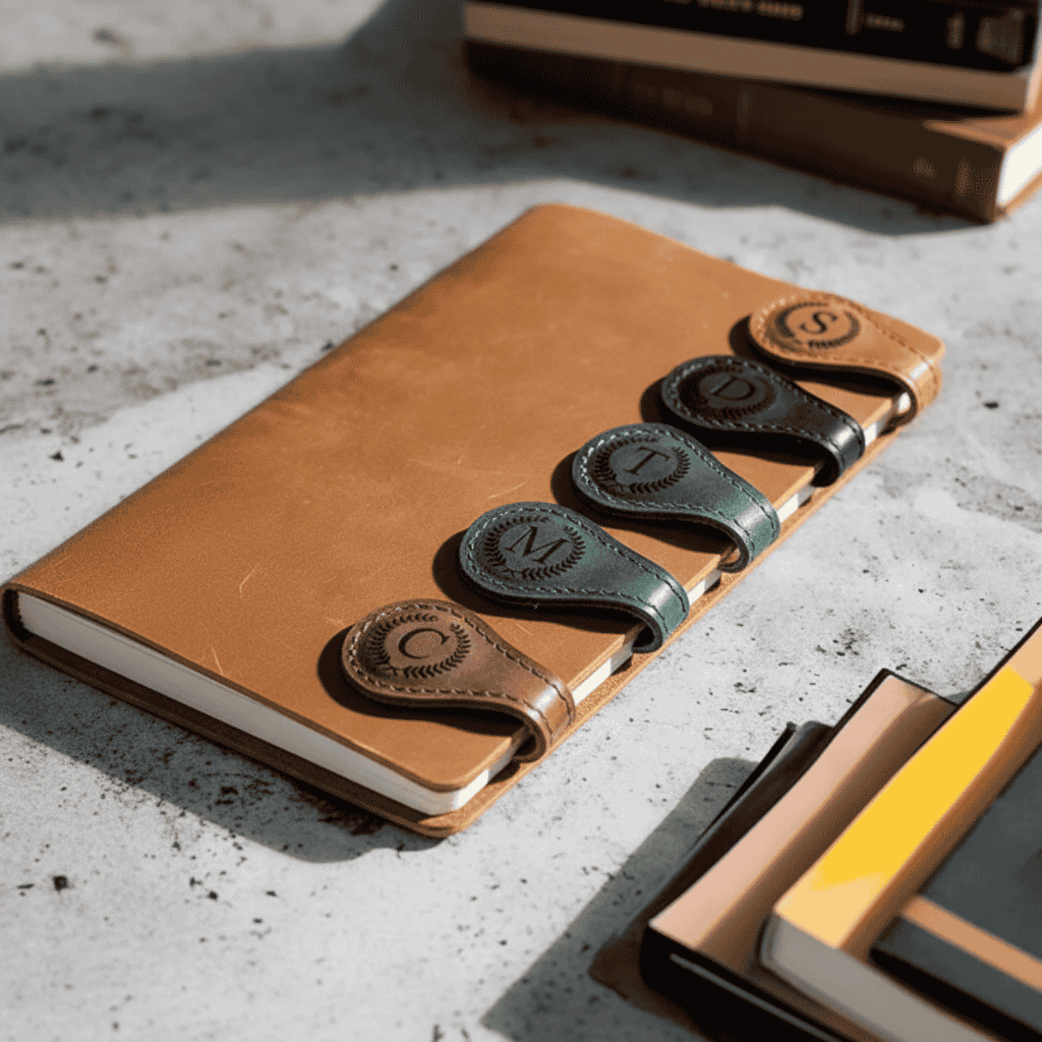 Magnetic Leather Bookmark – INKORA Premium Page Holder for Books & Journals